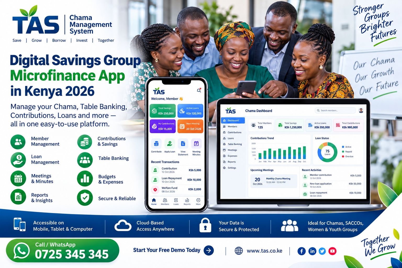 Digital Savings Group Microfinance App Kenya