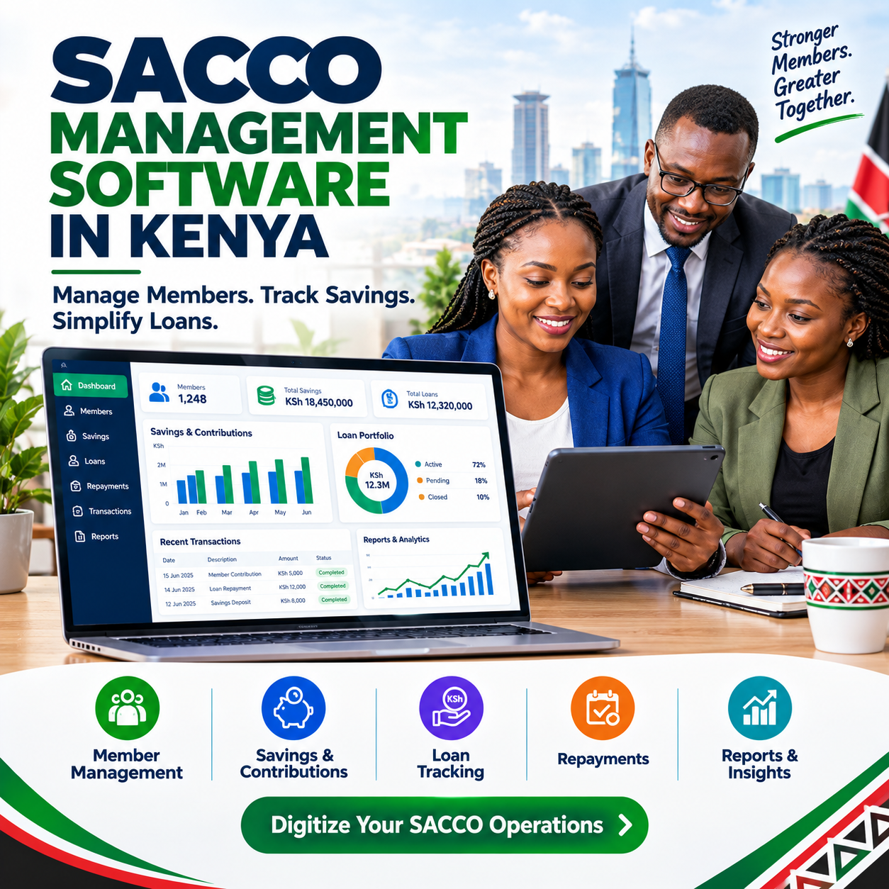 SACCO management software in Kenya