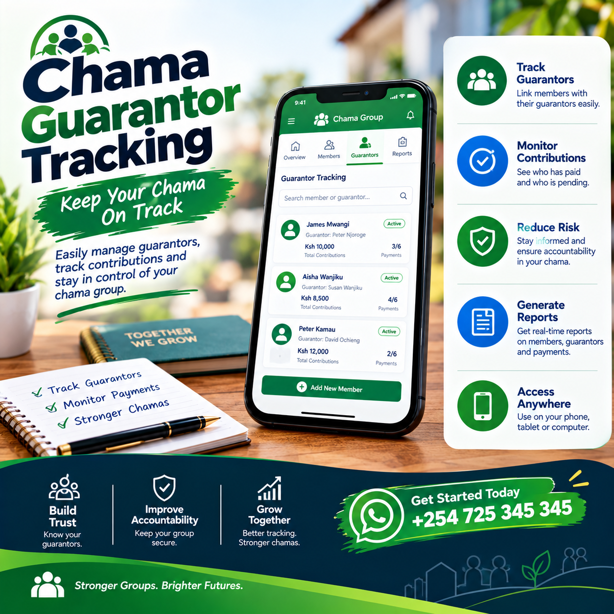 chama guarantor tracking