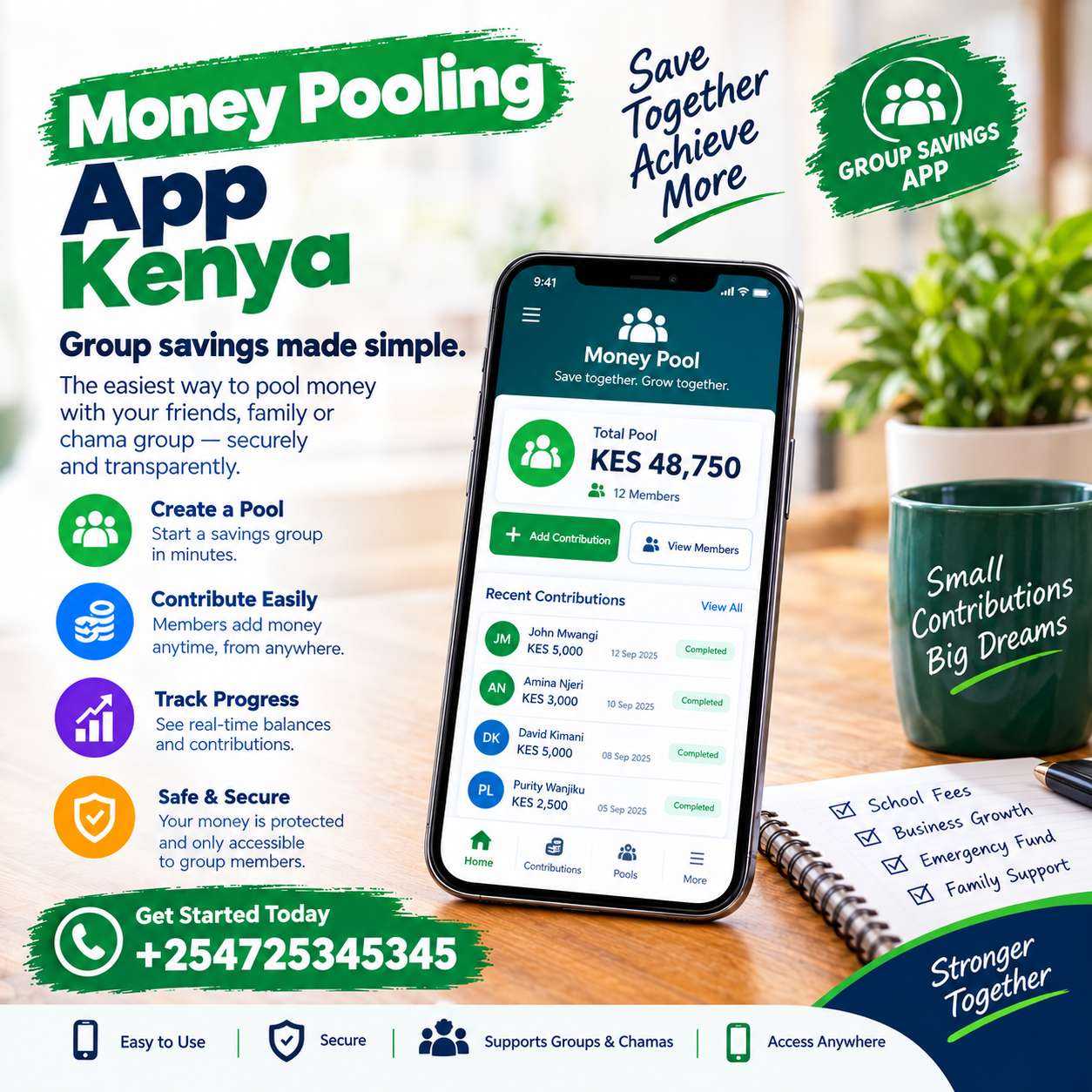money pooling app Kenya