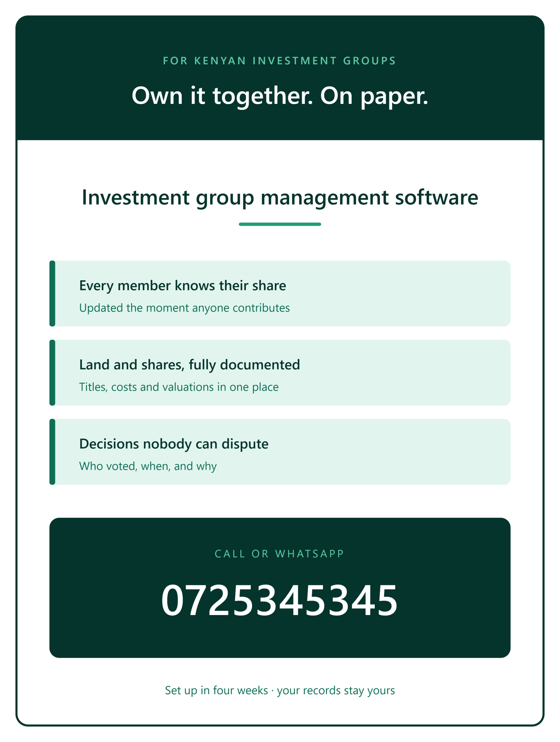 investment group management software