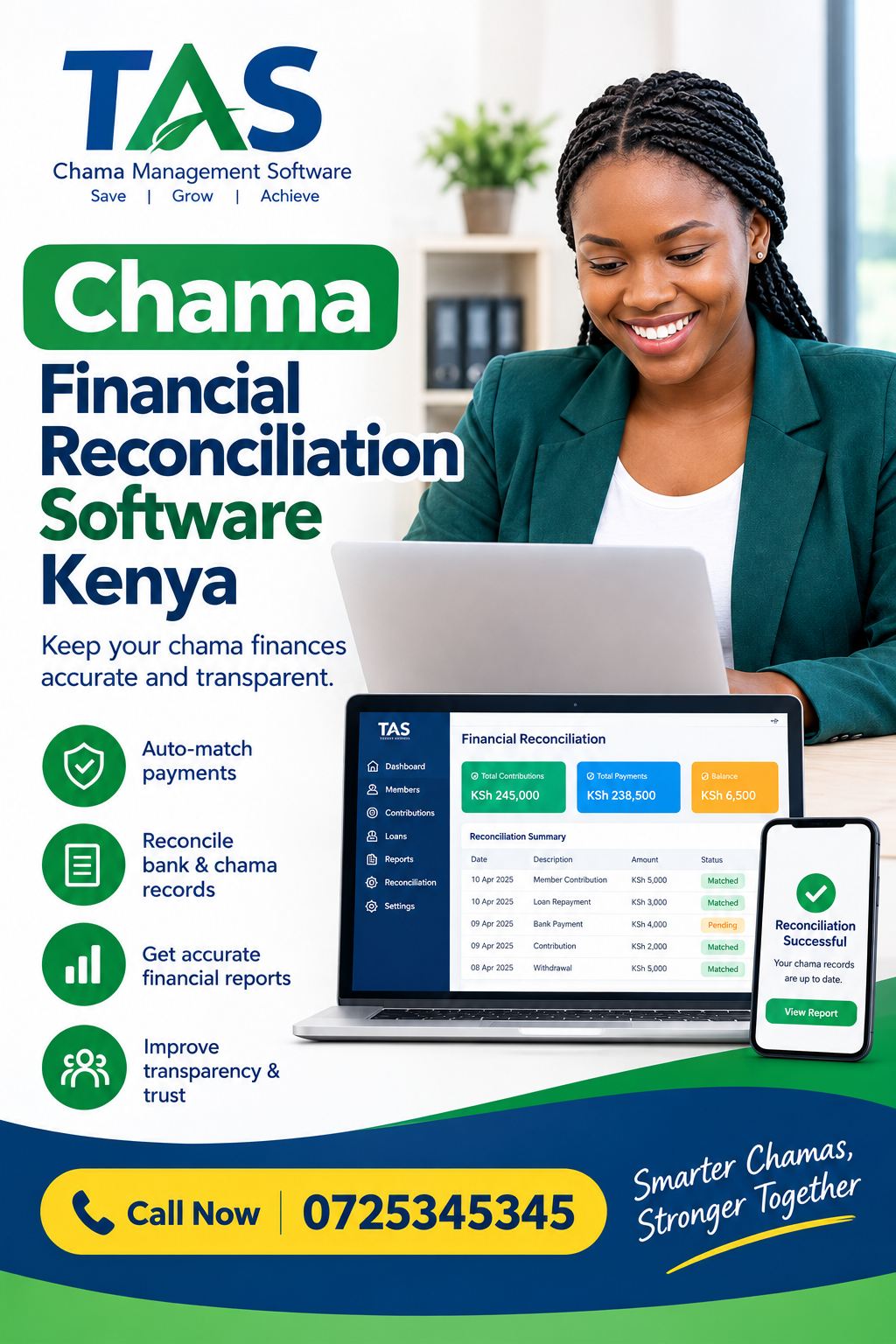 Chama Financial Reconciliation Software Kenya
